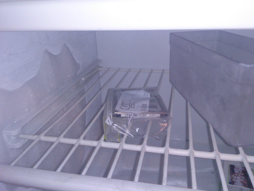 Hard drive in freezer overnight