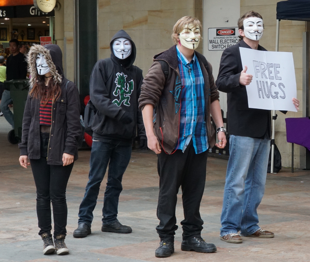 Anonymous Activists in Perth, Australia