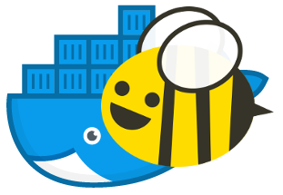Bee and Docker Logo