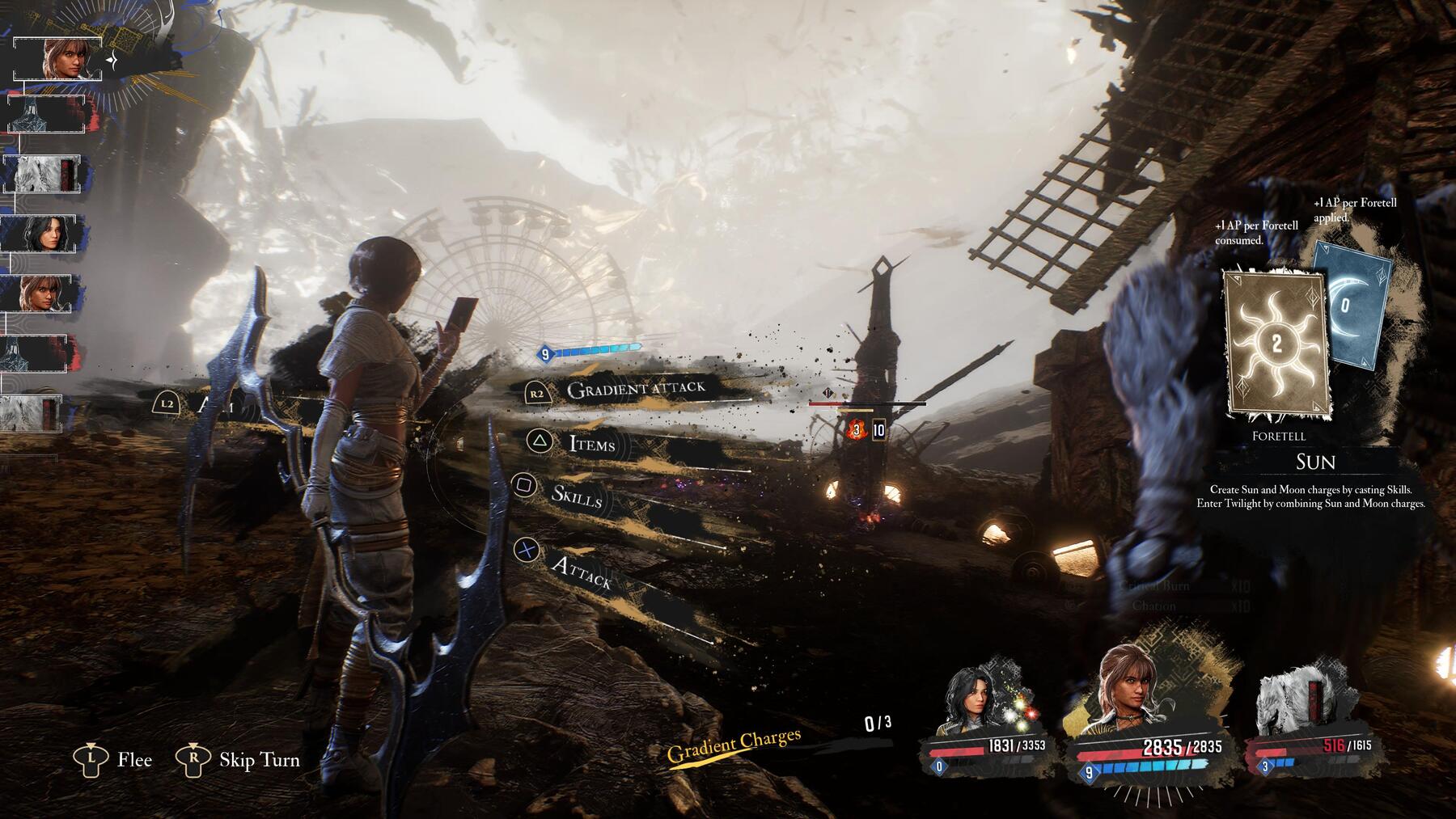 Combat battle wheel and user interface