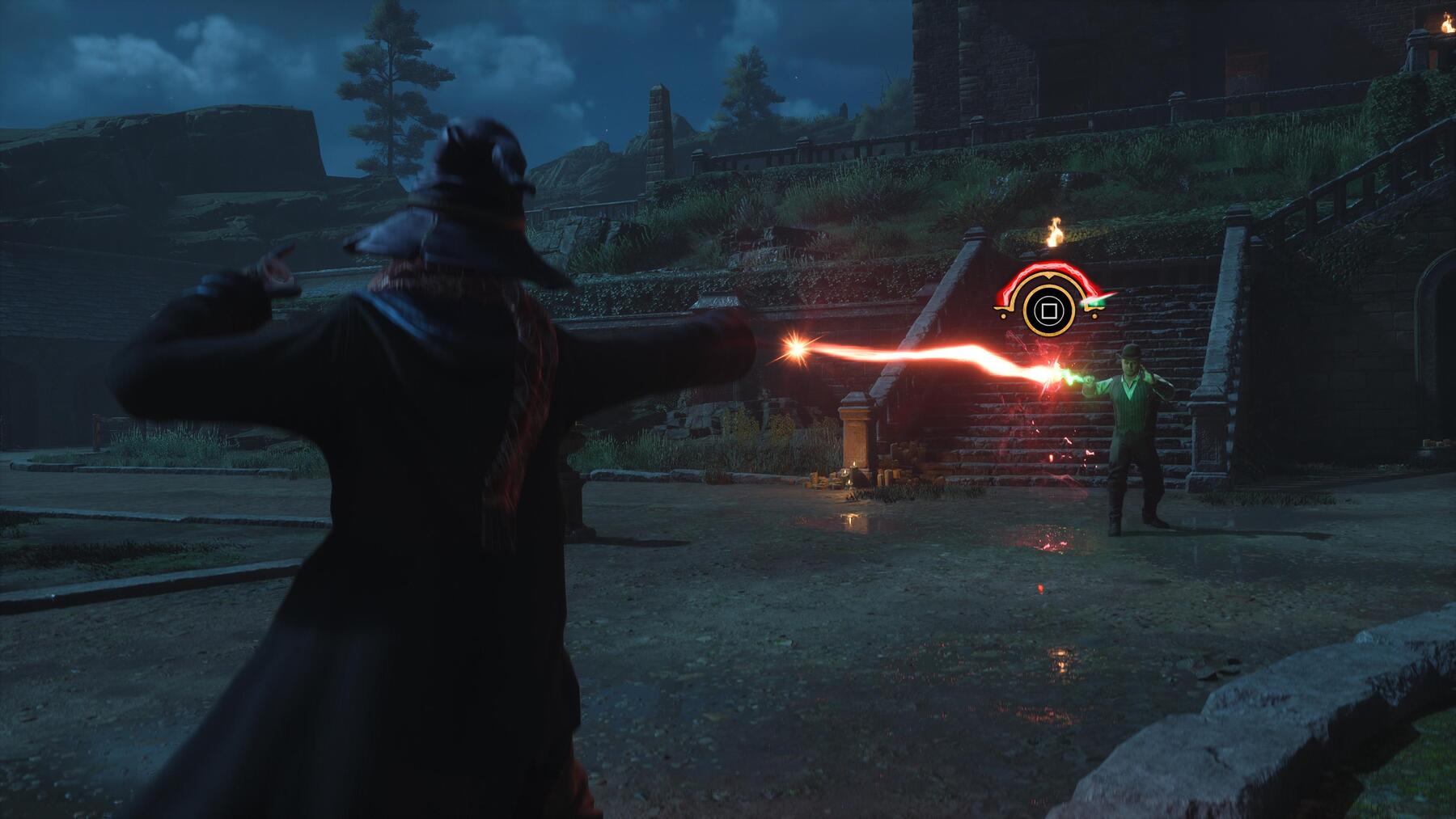 Quick time wand battle sequences