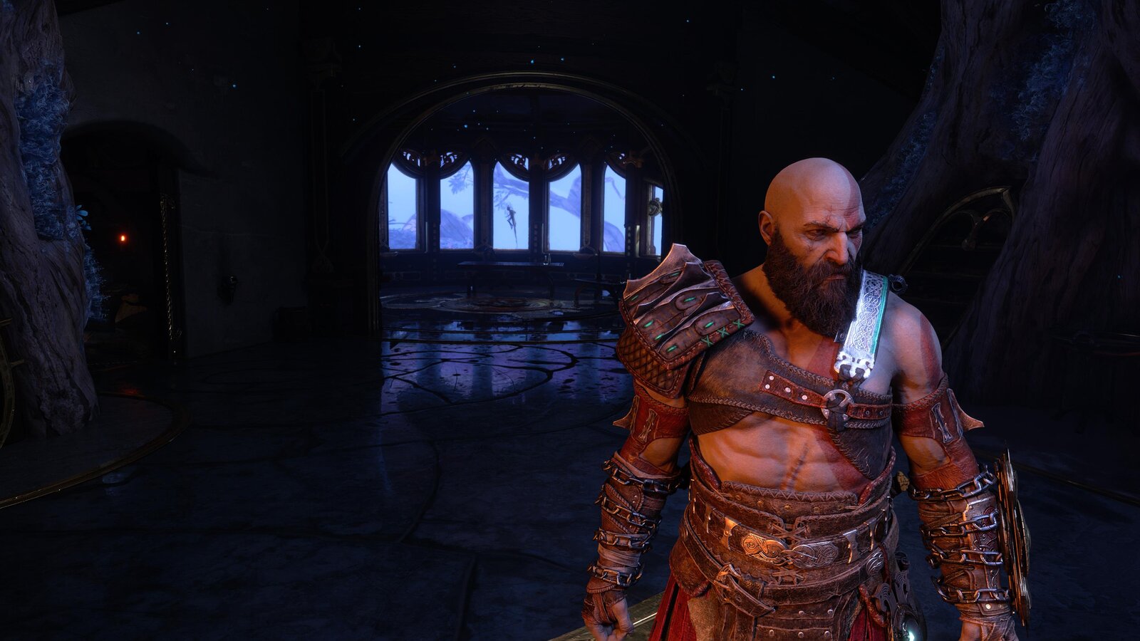 Kratos in Sindri's House