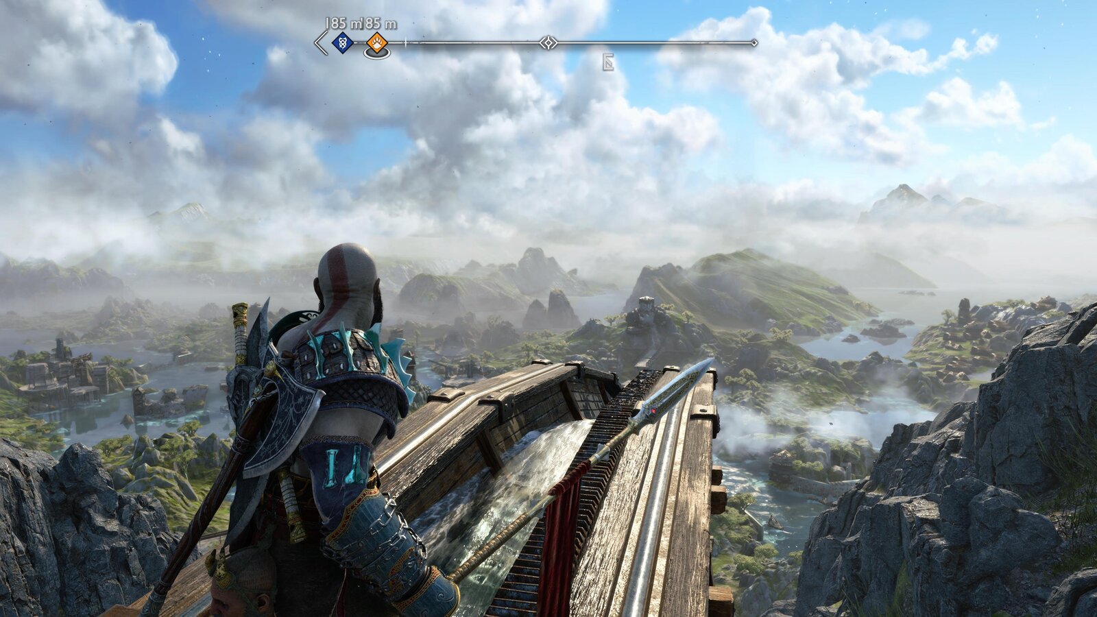 Kratos overlooking Svartalfheim
