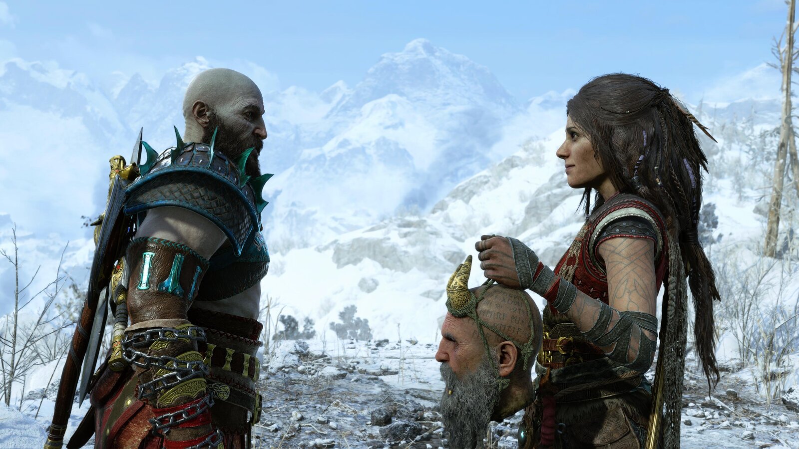 Kratos, Mimir and Freya