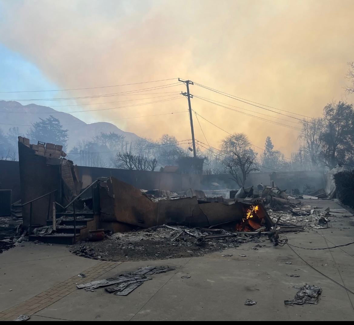 House Burned to the Ground in Altadena