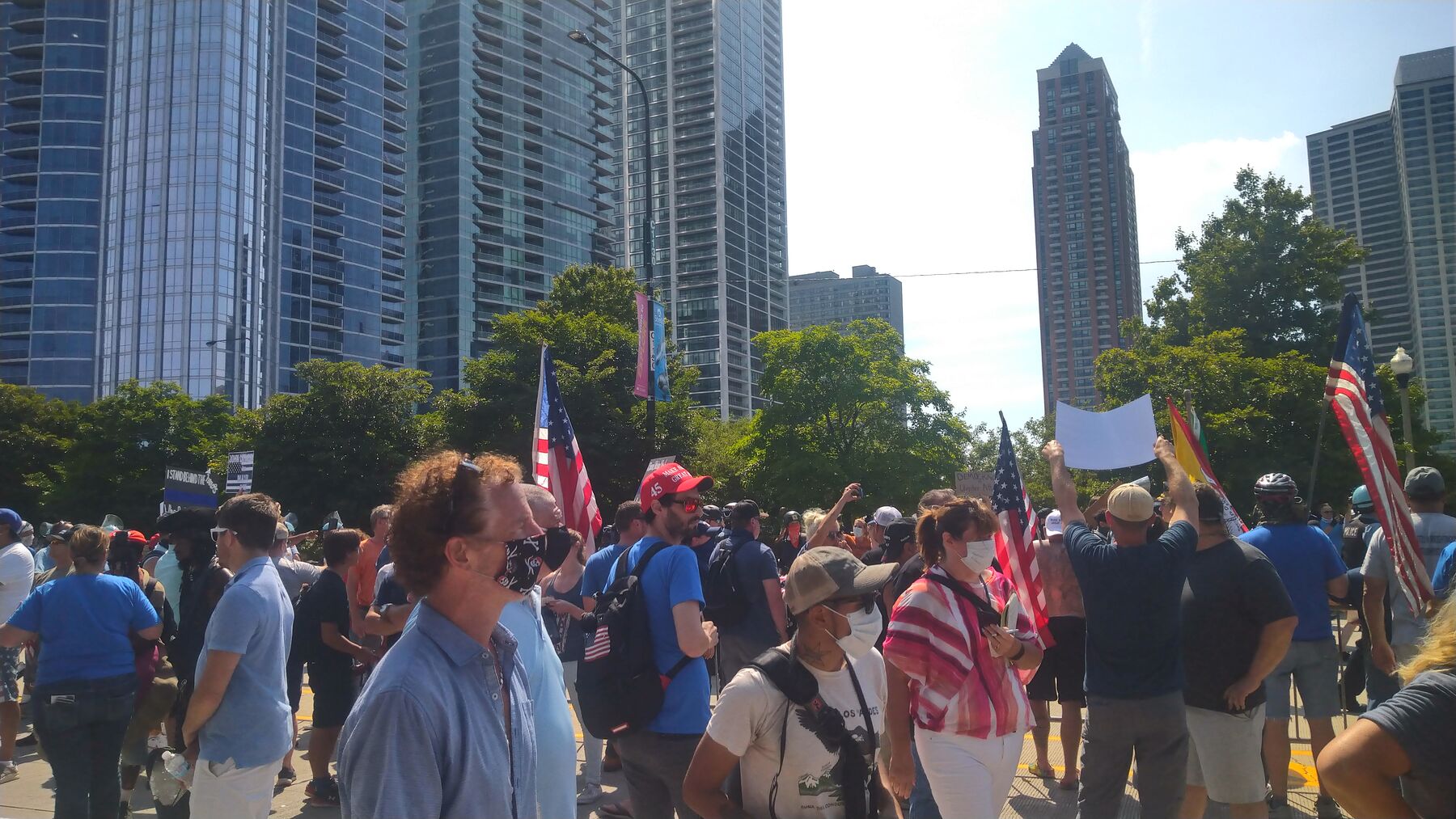 Back The Blue Rally in Chicago