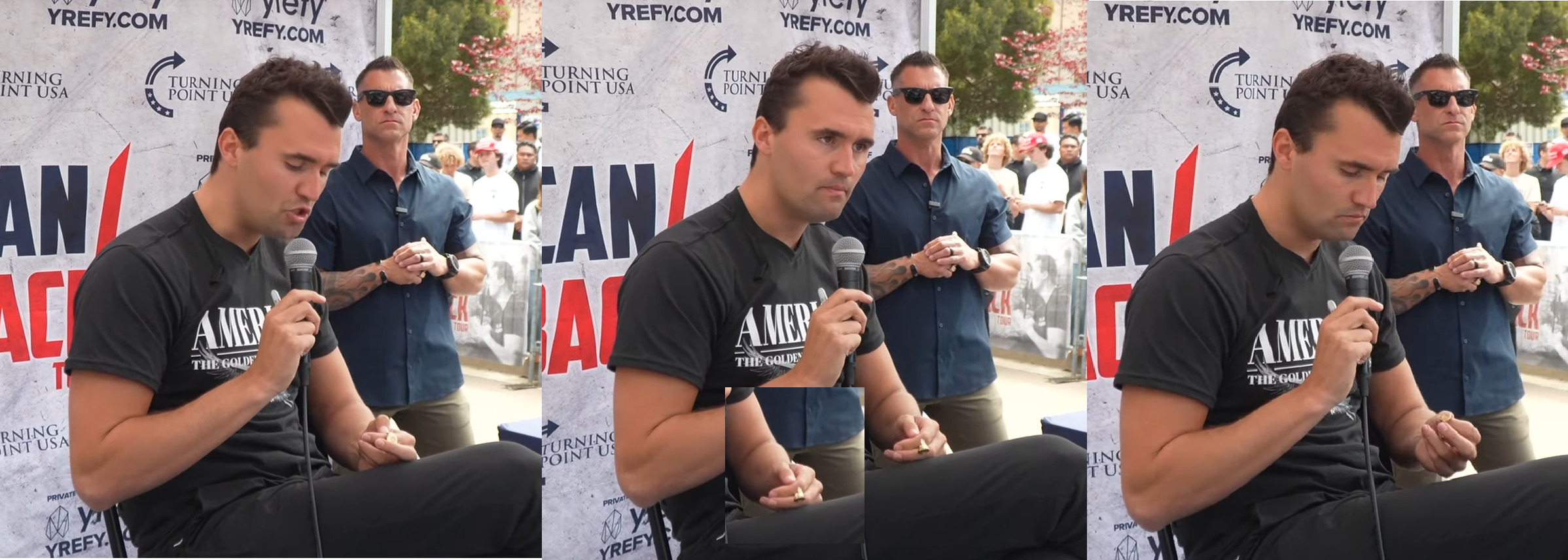 Charlie Kirk's Hinged Ring