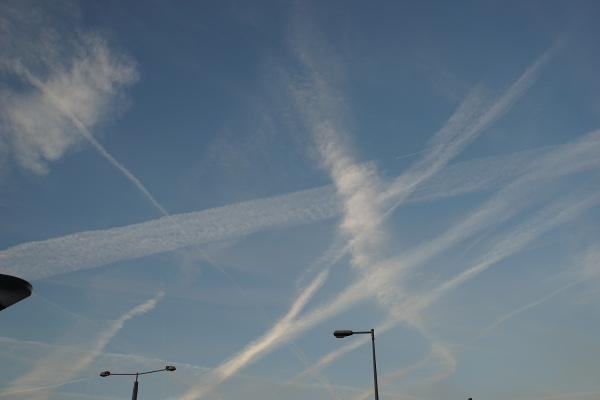 Sky over Amsterdam, The Netherlands - 30 June 2015