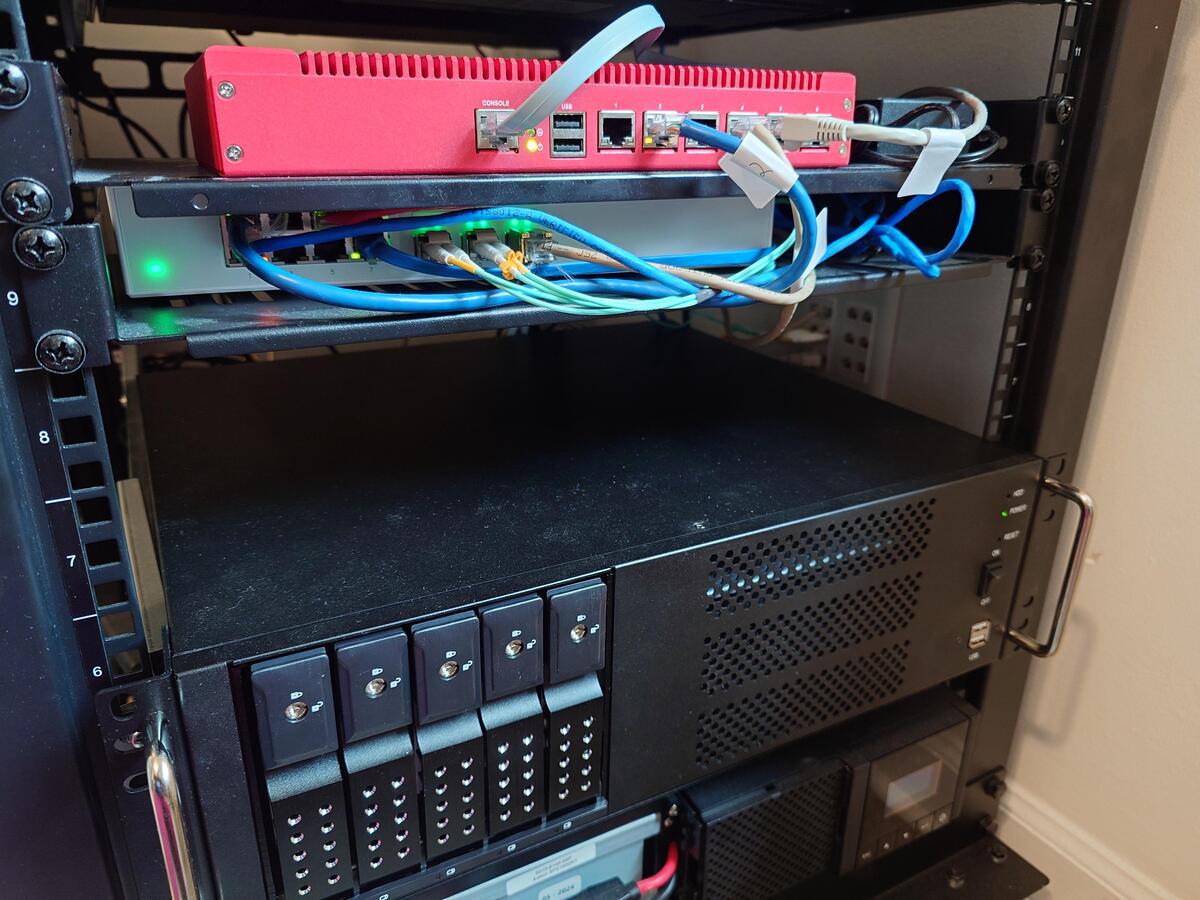 Backup Server in Server Rack
