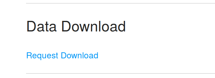 Data Download Section