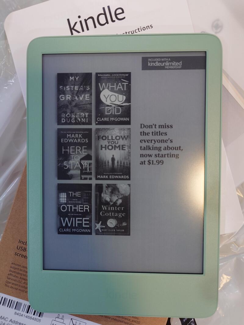 Advertisements on the Kindle when it is asleep