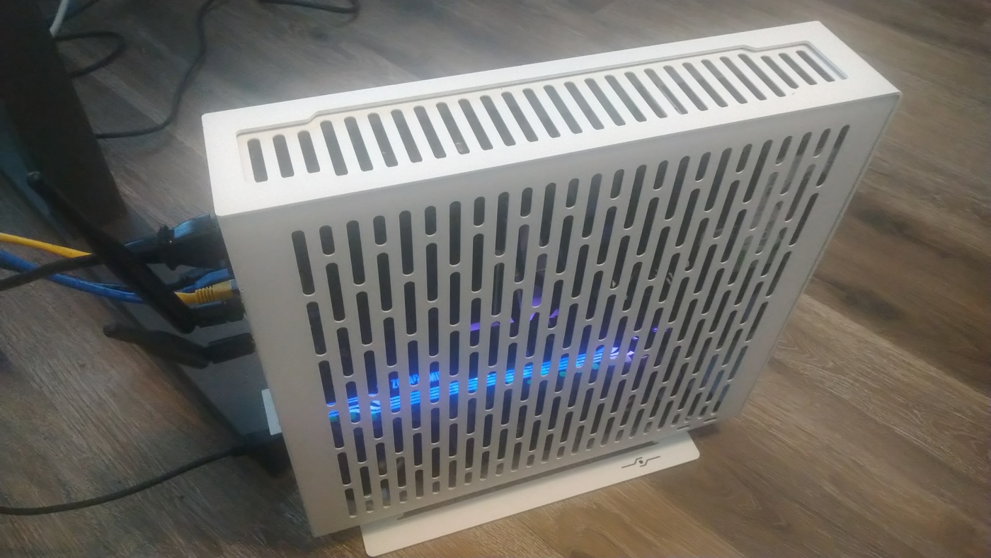 SFF Time P-ATX V2 case with an i7-9700KF and a 3080-Ti