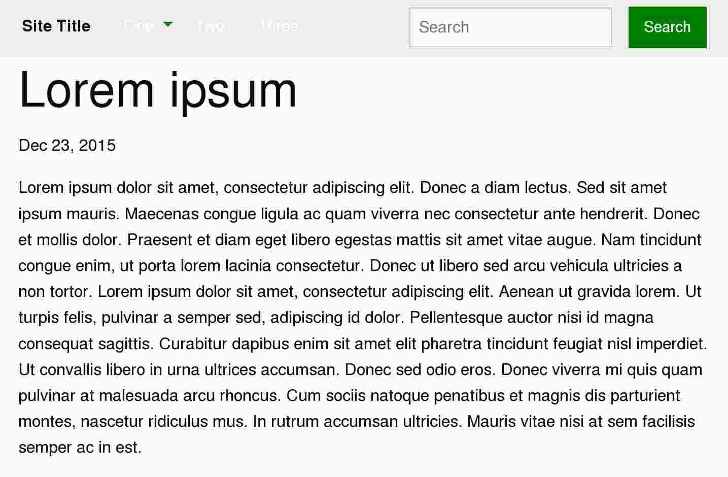 Lorem Ipsum Post in Jekyll + Foundation Environment