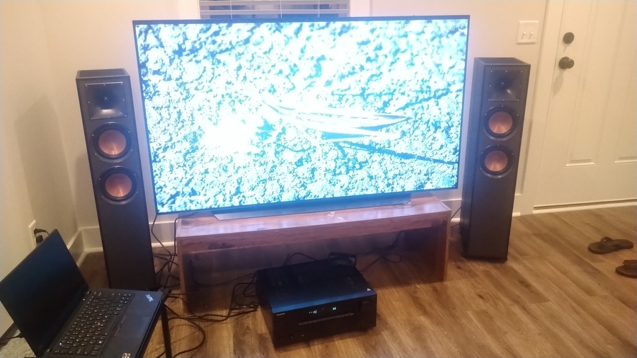 Initial Setup of my Home Theater