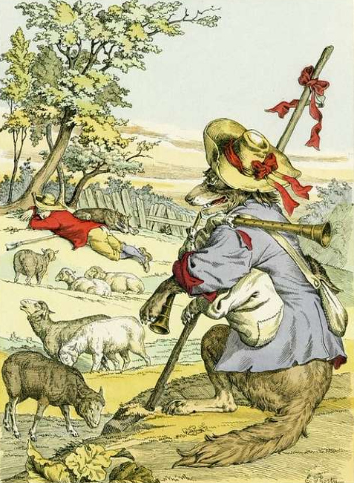Fables de La Fontaine - Epinal (public domain)