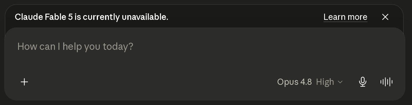 Fable Unavailable Message