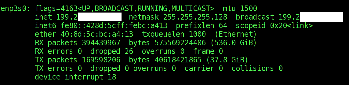 Private machine with a public IP