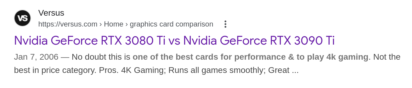 Article about the 3080-Ti that claimed to be published long before its actual release date