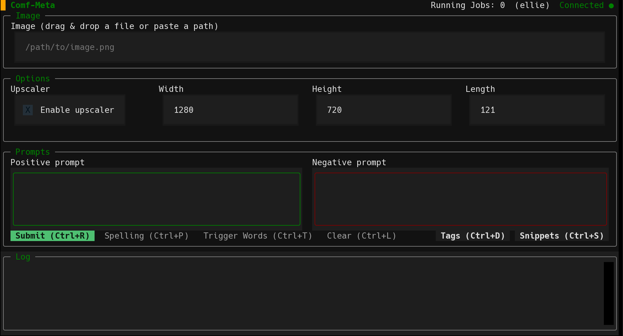 Comf-meta Image to Video Workflow Screen