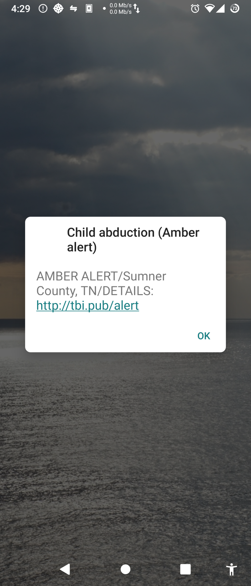 Amber Alert on 28 February 2024