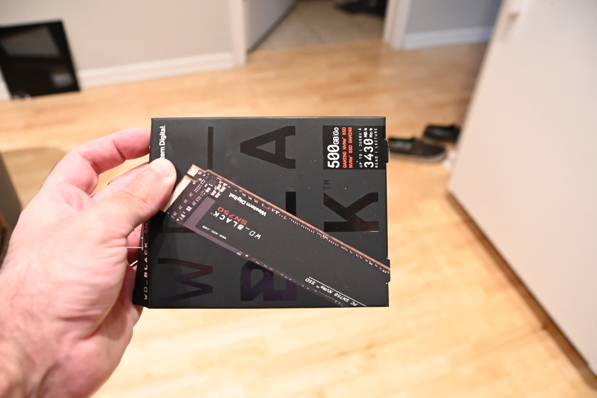 WD Black 500GB NVME SSD in Box