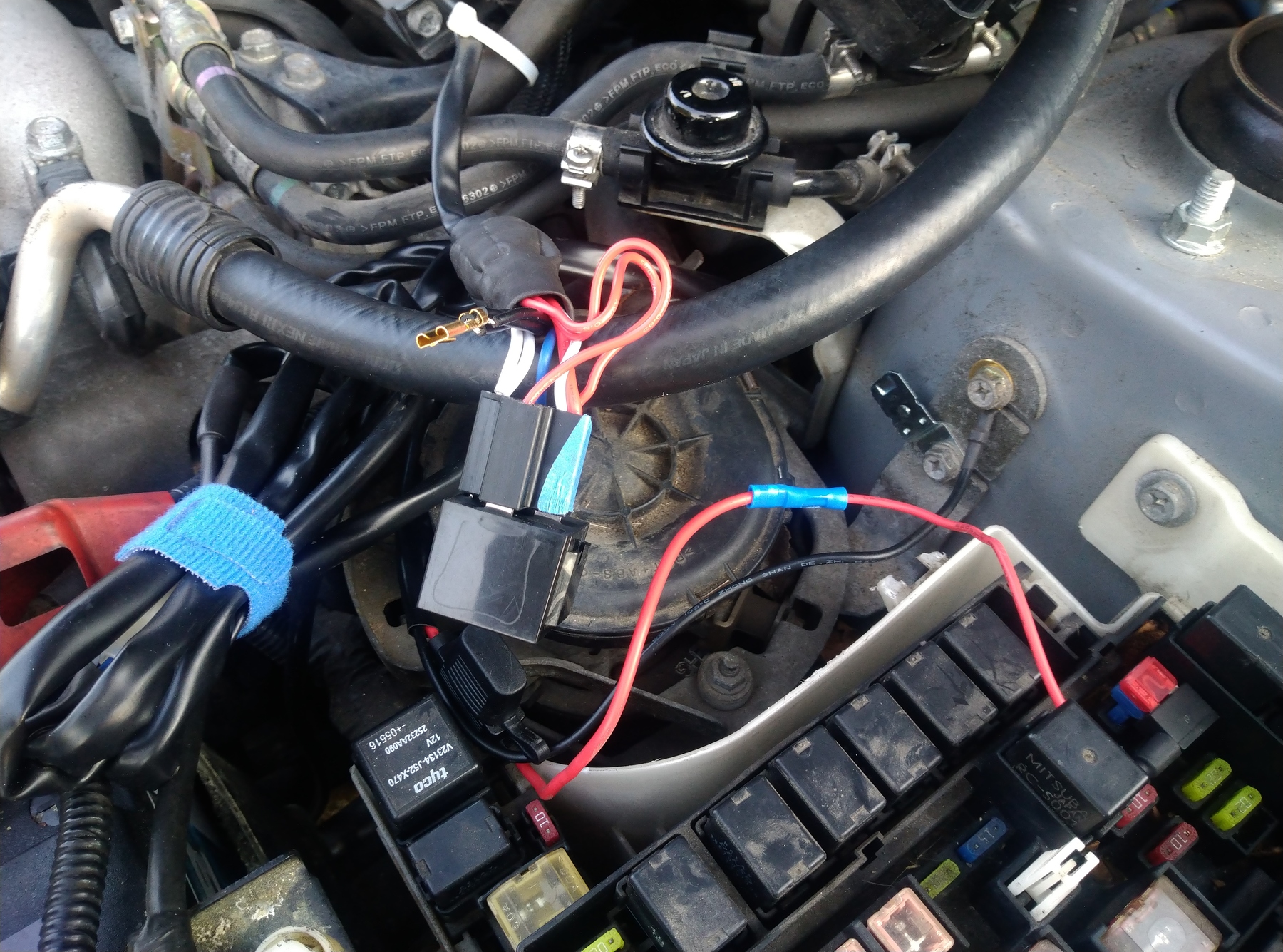 Modified Relay Harness for Ground Switching