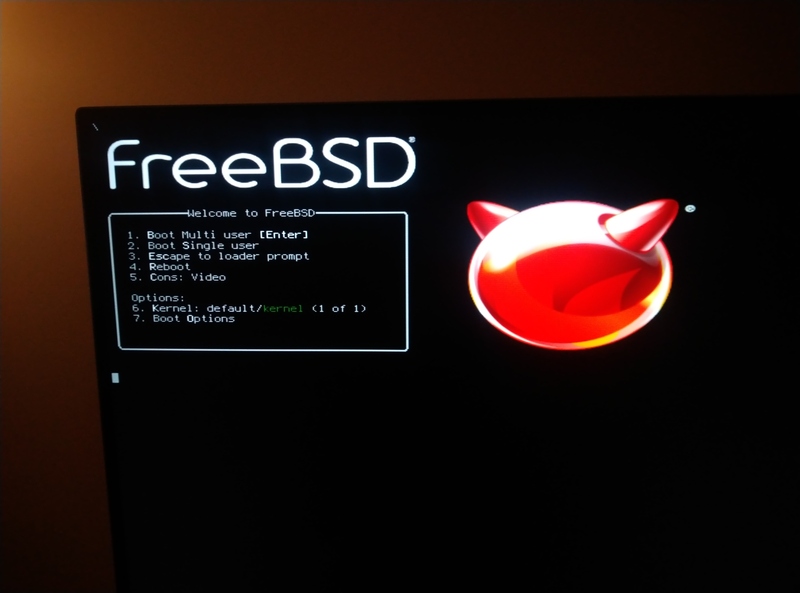 FreeBSD Installer Boot Screen